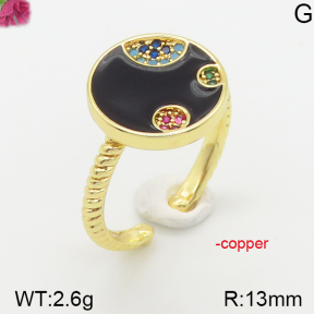 Fashion Copper Ring  F5R300038bbov-J111