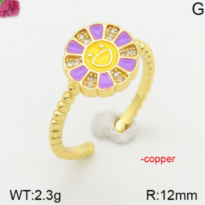 Fashion Copper Ring  F5R300046bbov-J111