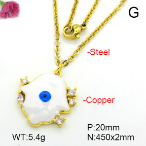 Fashion Copper Necklace  F7N300228aajl-L024