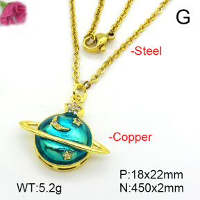 Fashion Copper Necklace  F7N300229avja-L024