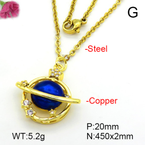 Fashion Copper Necklace  F7N300231avja-L024