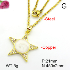 Fashion Copper Necklace  F7N300232aajl-L024