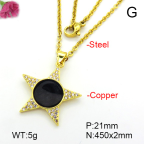 Fashion Copper Necklace  F7N300236aajl-L024