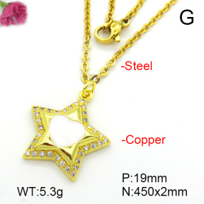 Fashion Copper Necklace  F7N300237aajl-L024