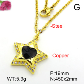 Fashion Copper Necklace  F7N300238aajl-L024