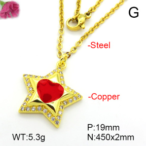 Fashion Copper Necklace  F7N300239aajl-L024