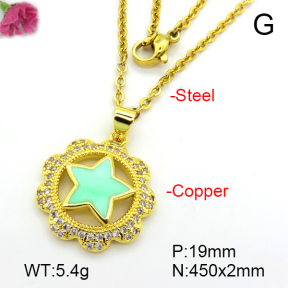 Fashion Copper Necklace  F7N300240aajl-L024