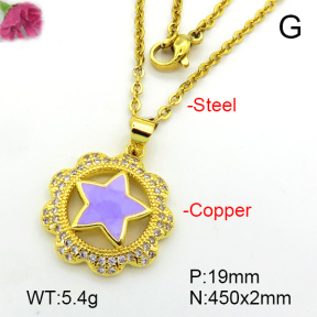 Fashion Copper Necklace  F7N300241aajl-L024
