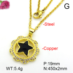Fashion Copper Necklace  F7N300242aajl-L024