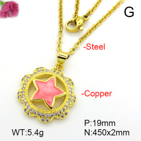 Fashion Copper Necklace  F7N300243aajl-L024