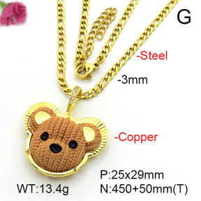 Fashion Copper Necklace  F7N300245vbmb-G030