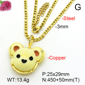 Fashion Copper Necklace  F7N300246vbmb-G030