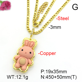 Fashion Copper Necklace  F7N300247vbmb-G030