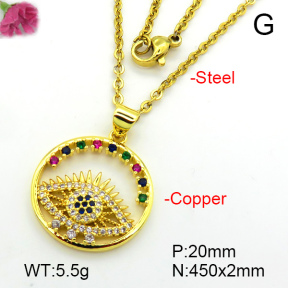 Fashion Copper Necklace  F7N401345baka-L024