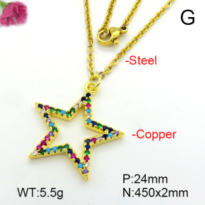 Fashion Copper Necklace  F7N401348baka-L024