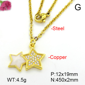 Fashion Copper Necklace  F7N401352avja-L024