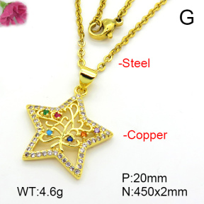 Fashion Copper Necklace  F7N401353baka-L024