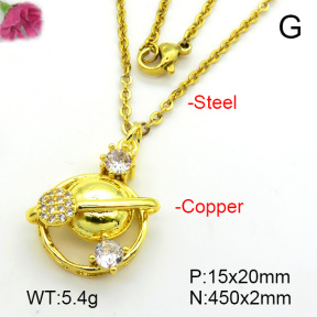 Fashion Copper Necklace  F7N401354vail-L024