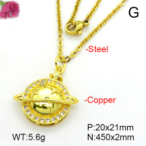 Fashion Copper Necklace  F7N401355vail-L024