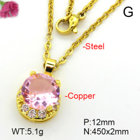 Fashion Copper Necklace  F7N401357aajl-L024