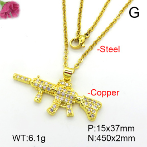 Fashion Copper Necklace  F7N401362baka-L024