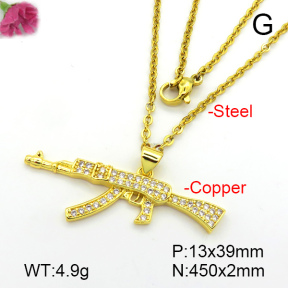 Fashion Copper Necklace  F7N401363baka-L024