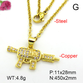 Fashion Copper Necklace  F7N401366aajl-L024