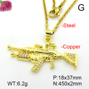 Fashion Copper Necklace  F7N401367baka-L024