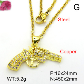 Fashion Copper Necklace  F7N401368aajl-L024