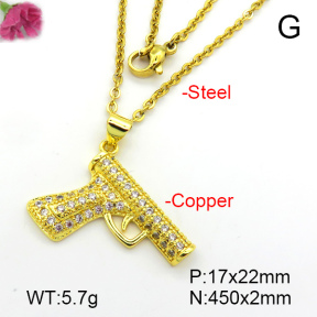Fashion Copper Necklace  F7N401369aajl-L024