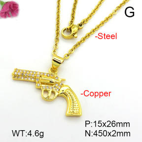 Fashion Copper Necklace  F7N401370aajl-L024