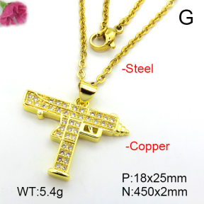 Fashion Copper Necklace  F7N401371baka-L024