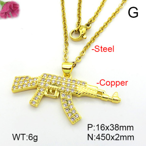 Fashion Copper Necklace  F7N401372baka-L024