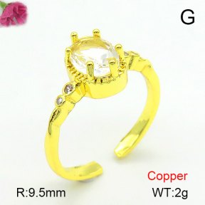 Fashion Copper Ring  F7R400540aajl-L024