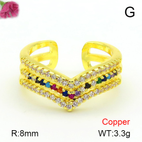 Fashion Copper Ring  F7R400553ablb-L024