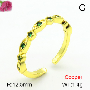 Fashion Copper Ring  F7R400555aajl-L024