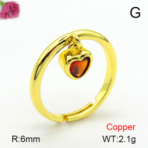 Fashion Copper Ring  F7R400560aajl-L024