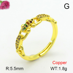 Fashion Copper Ring  F7R400567aajl-L024