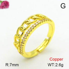 Fashion Copper Ring  F7R400568aajl-L024