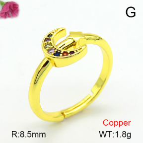 Fashion Copper Ring  F7R400570aajl-L024