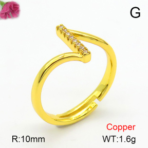 Fashion Copper Ring  F7R400576avja-L024