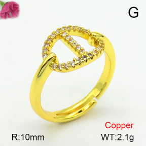Fashion Copper Ring  F7R400578aajl-L024