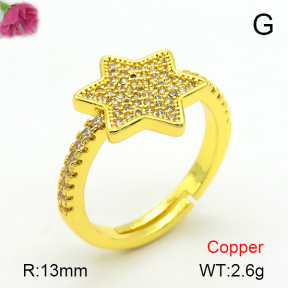 Fashion Copper Ring  F7R400581aajl-L024