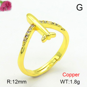 Fashion Copper Ring  F7R400593aajl-L024