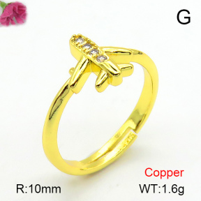 Fashion Copper Ring  F7R400597aajl-L024