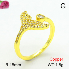 Fashion Copper Ring  F7R400598aajl-L024