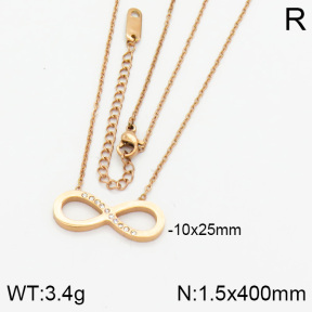 Stainless Steel Necklace  2N4000390bbov-617