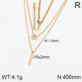 Stainless Steel Necklace  2N4000396bhva-617