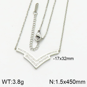 Stainless Steel Necklace  2N4000400bbov-617