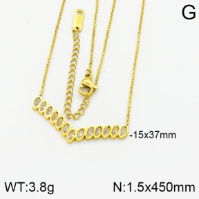 Stainless Steel Necklace  2N4000401bbov-617
